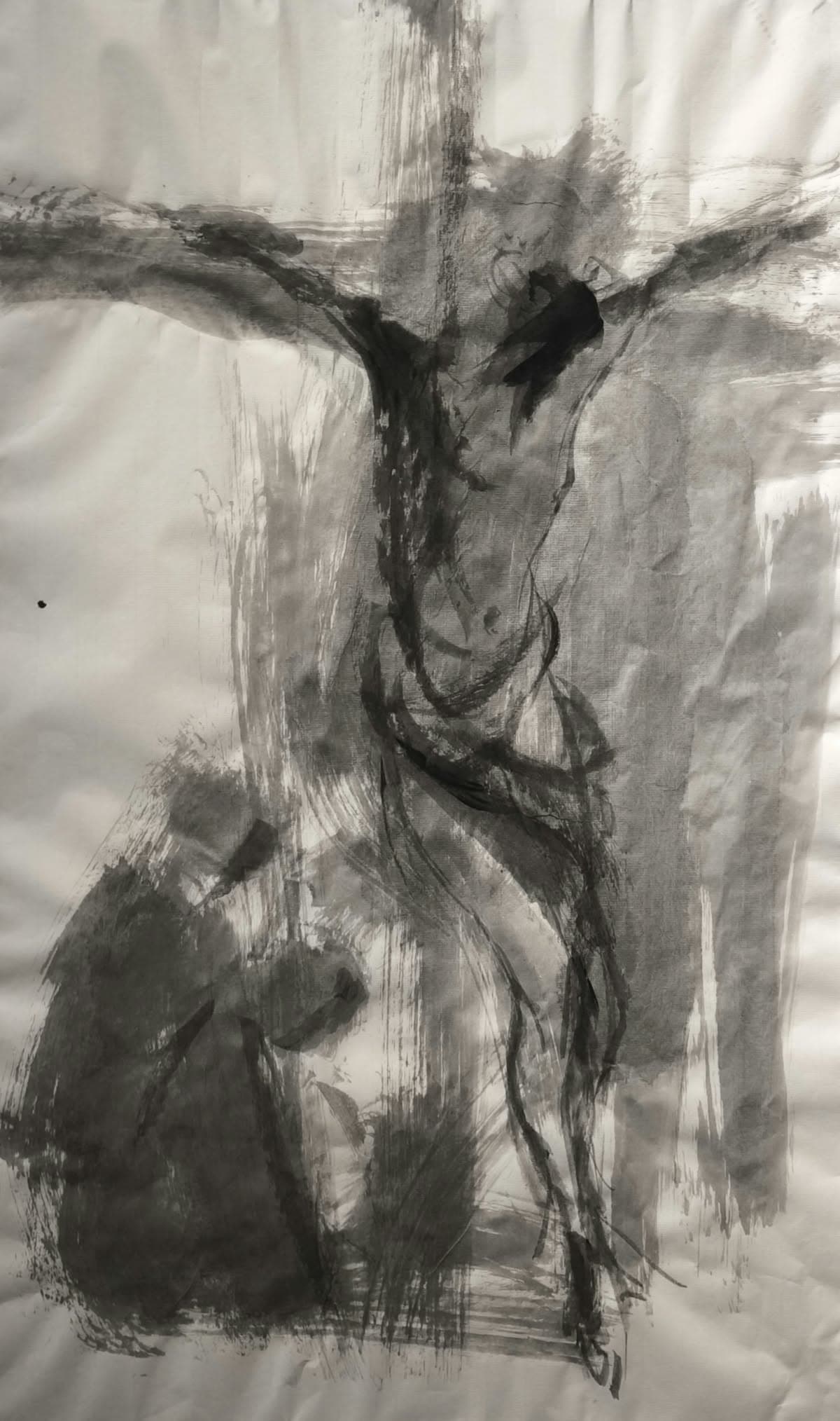 Art Title Untitled, Chinese ink on handmade rice paper #11