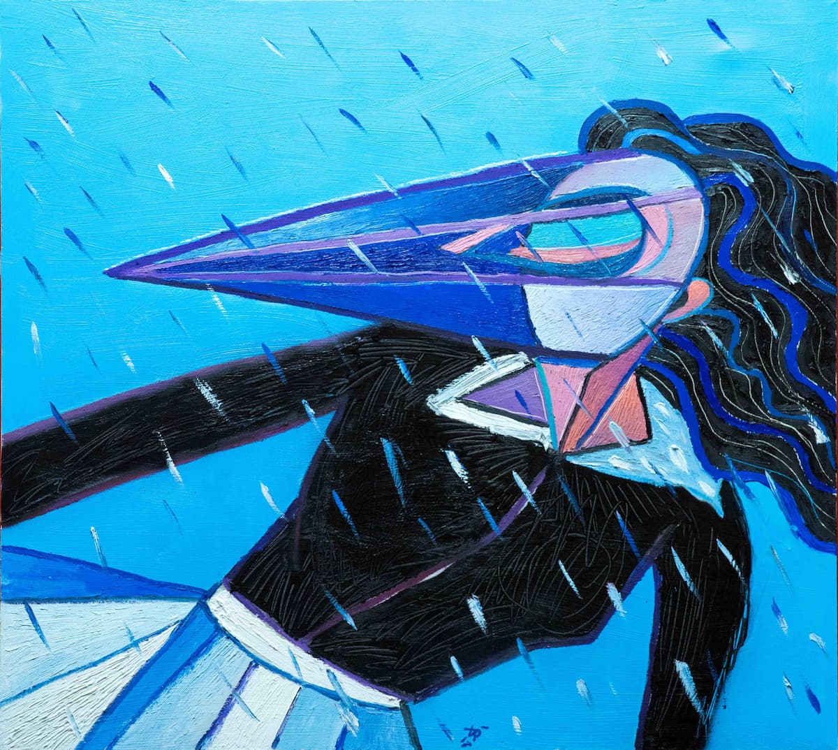 Art Title Dancing Ego In The Rain