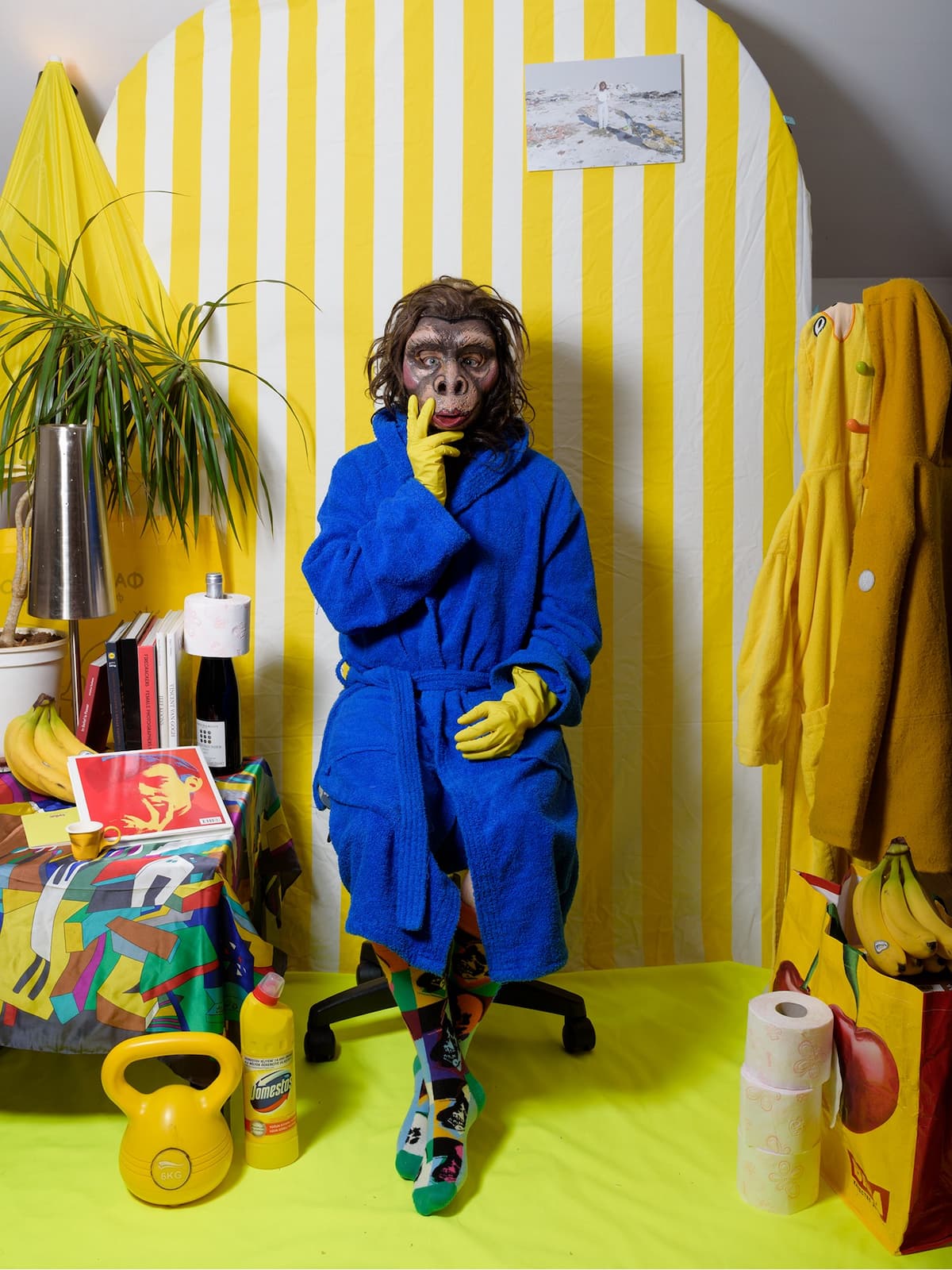 Art Title Monkey series, Yellow #1