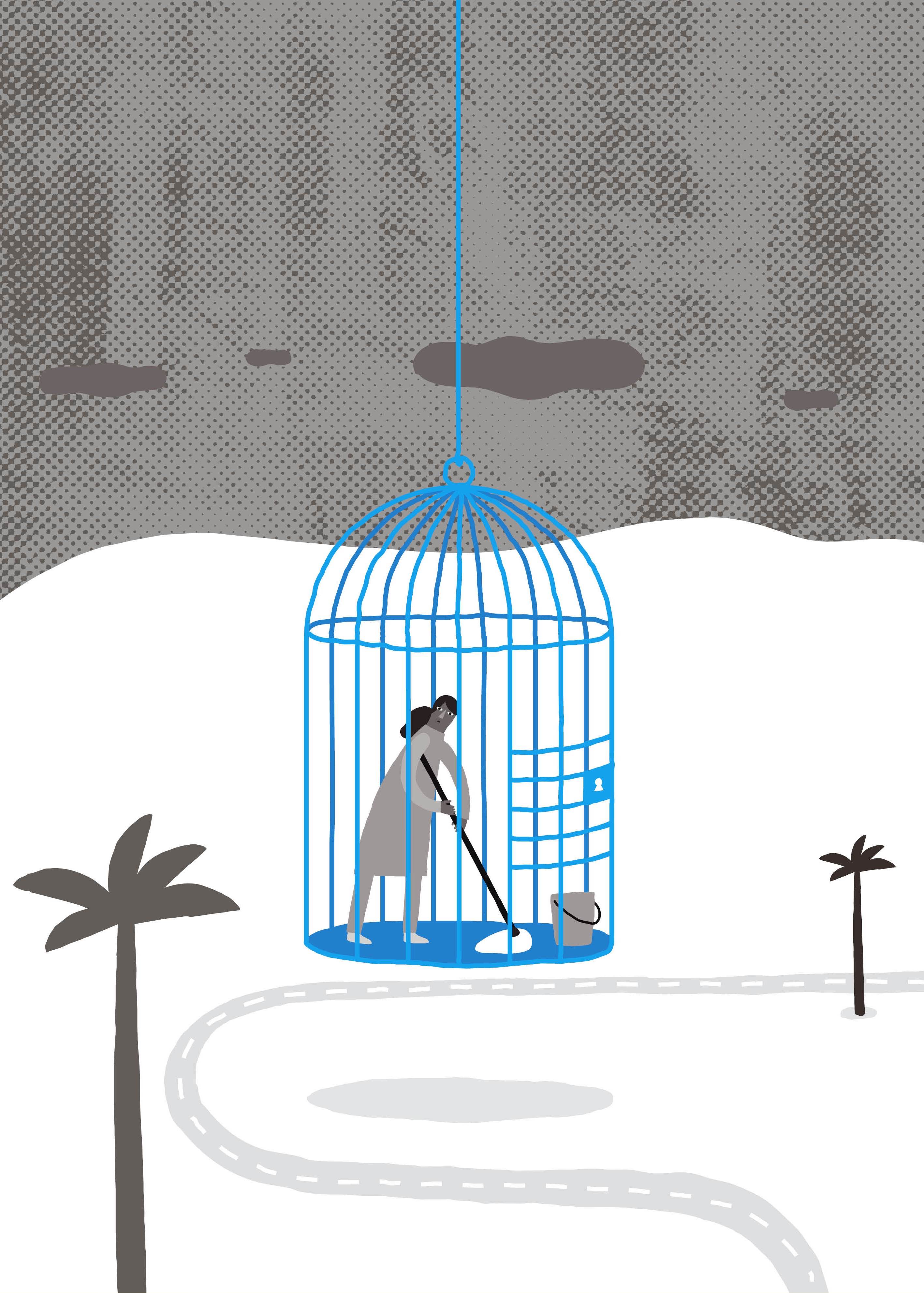 Illustration For Human Rights Watch